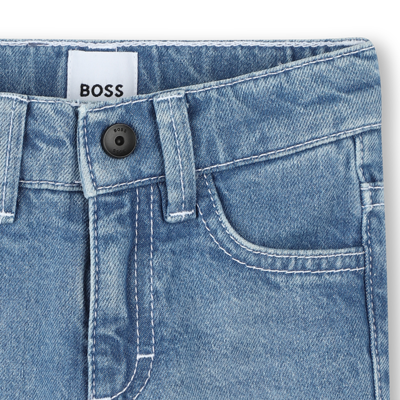 Five-Pocket Cotton Jeans BOSS 
                        BOY