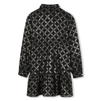 Long-sleeved polyester dress MICHAEL KORS GIRL