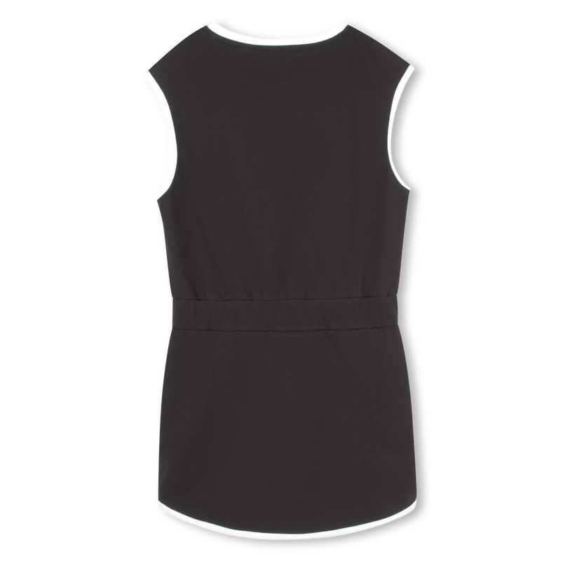 Sleeveless dress with pockets KARL LAGERFELD KIDS 
                        GIRL