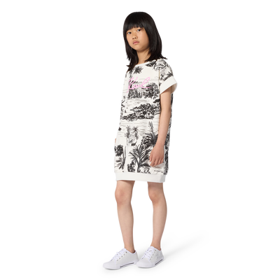 Short-Sleeved Dress KARL LAGERFELD KIDS GIRL