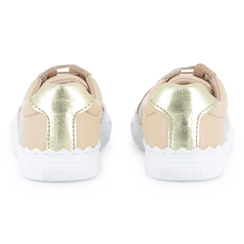 Sheepskin Leather Sneakers CHLOE 
                        GIRL