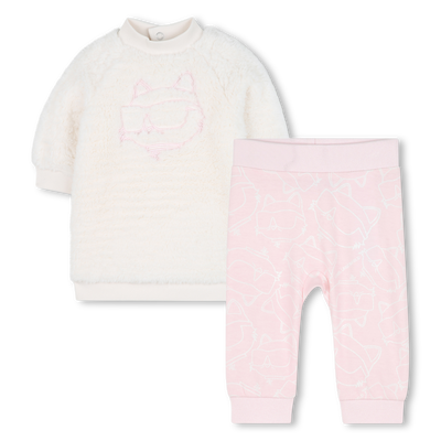 Dress + boxer shorts set KARL LAGERFELD KIDS GIRL