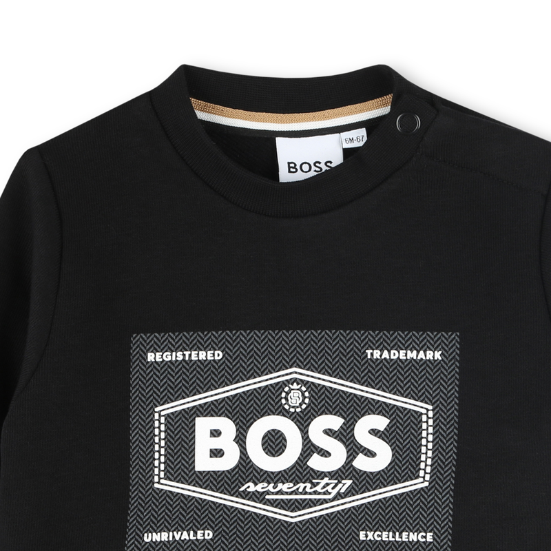 Round-Neck Fleece Sweatshirt BOSS 
                    BOY