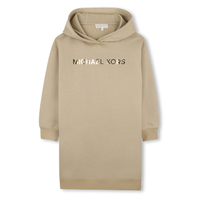Fleece hooded dress MICHAEL KORS GIRL