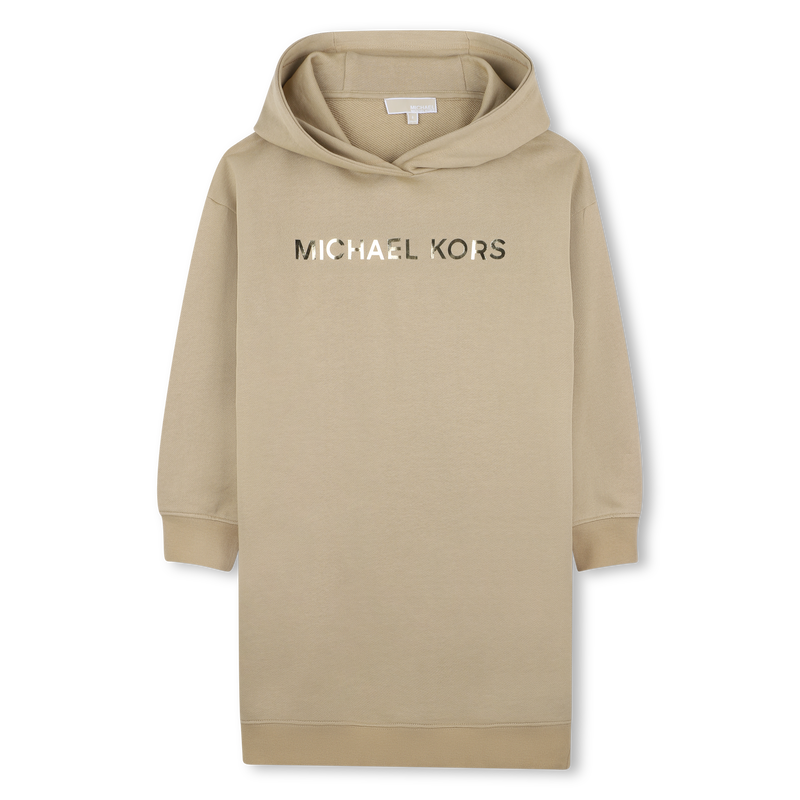 Fleece hooded dress MICHAEL KORS 
                        GIRL