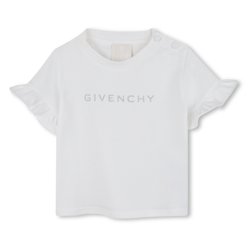 T-shirt with ruffles GIVENCHY 
                        GIRL