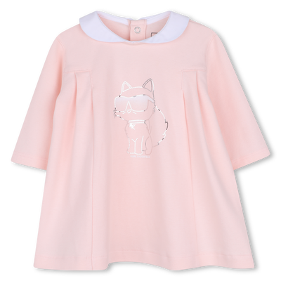 Long Sleeve Dress KARL LAGERFELD KIDS GIRL