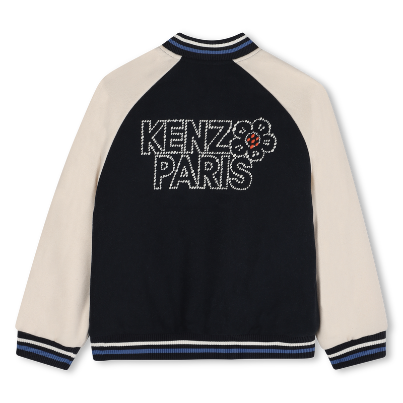 Bomber jacket with snap fastening KENZO KIDS 
                    GIRL