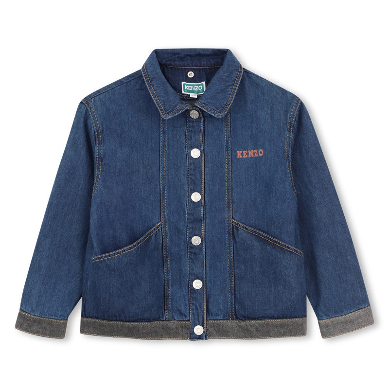 Denim jacket KENZO KIDS 
                        GIRL