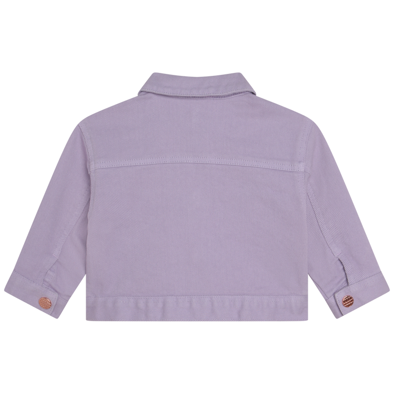 Embroidery cotton twill jacket