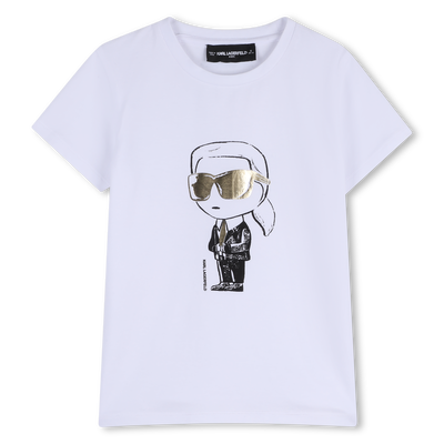 Short-Sleeved T-Shirt KARL LAGERFELD KIDS GIRL