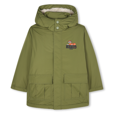 Hooded parka KENZO KIDS BOY