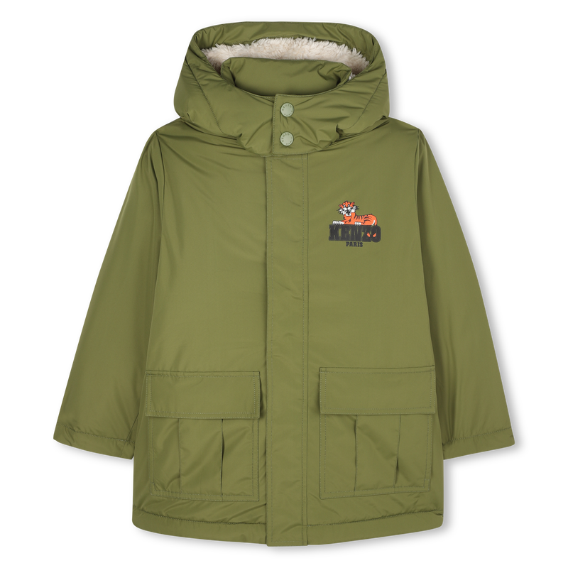 Hooded parka KENZO KIDS 
                        BOY