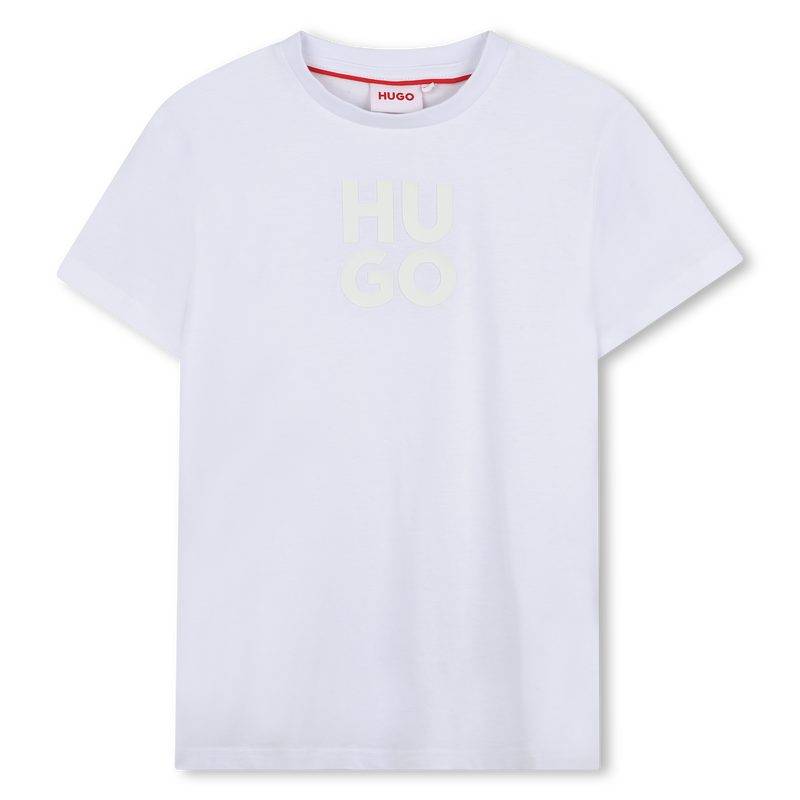 Short-sleeved cotton T-shirt HUGO 
                    BOY