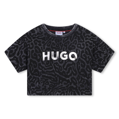 Printed Cotton T-Shirt HUGO GIRL
