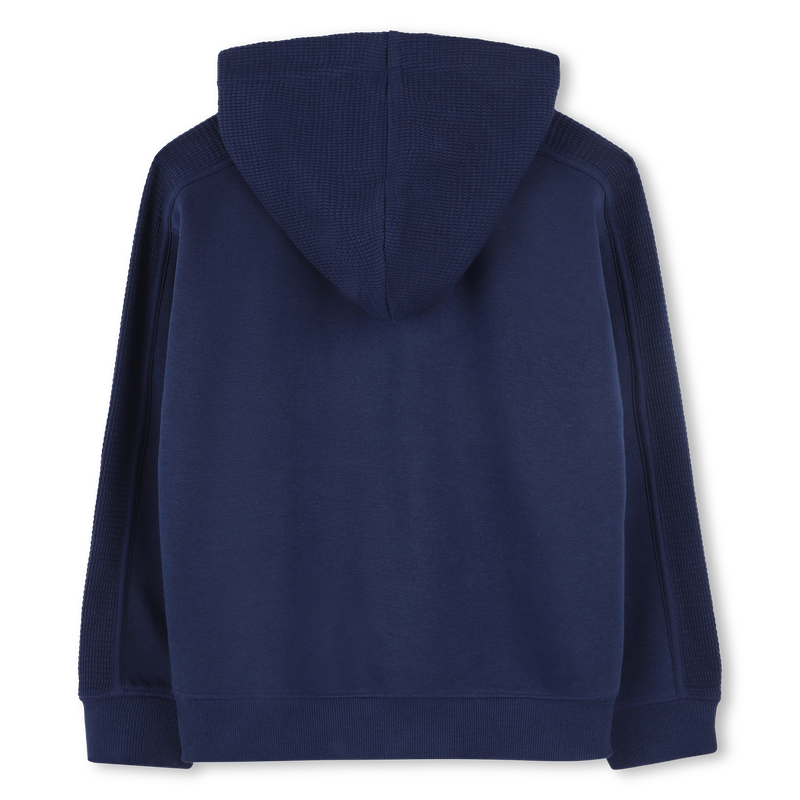 Hooded fleece zip sweatshirt HUGO 
                    BOY