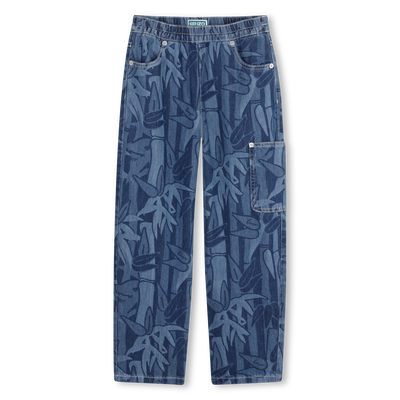 ELASTICATED WAIST JEANS KENZO KIDS BOY