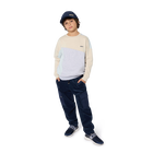 Elasticated sneakers, NAVY, hi-res