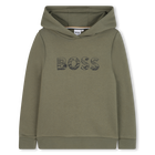Hoodie, GREEN, hi-res