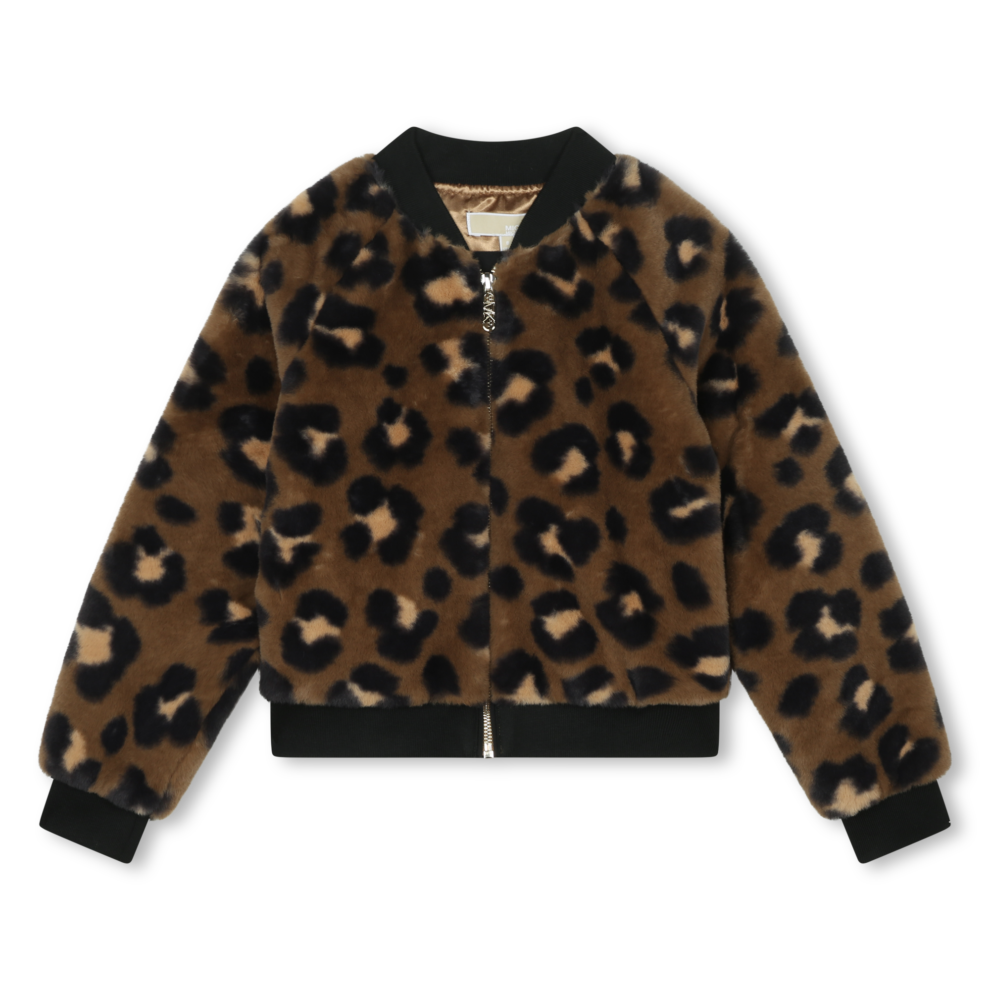 Michael Kors Kids logo-print bomber jacket - Blue