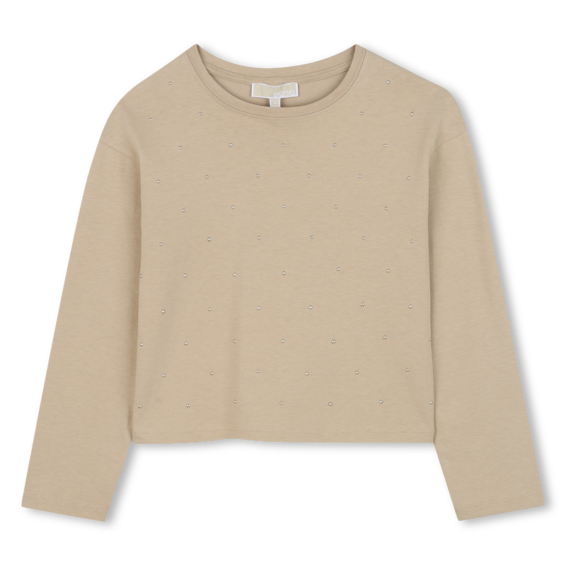 Long-sleeved jersey T-shirt MICHAEL KORS 
                    GIRL