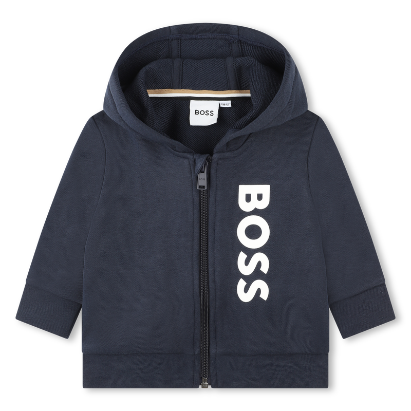 Zip-up sweatshirt with logo BOSS 
                    BOY
