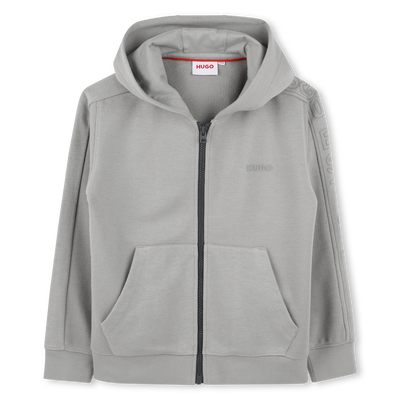 Hooded zipped sweatshirt HUGO BOY