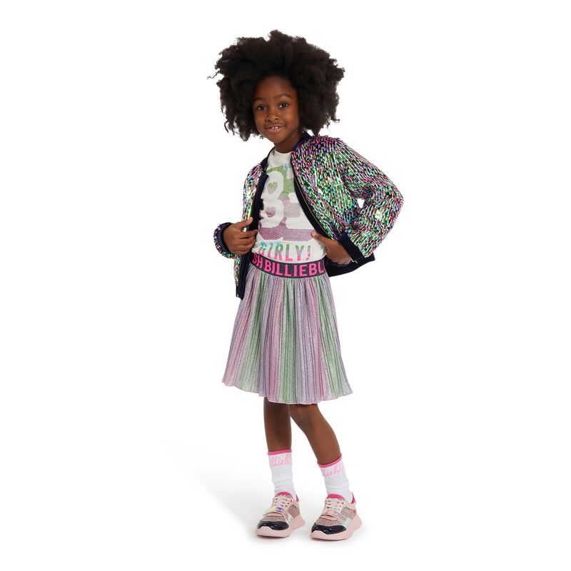 Metallic pleated skirt BILLIEBLUSH 
                    GIRL