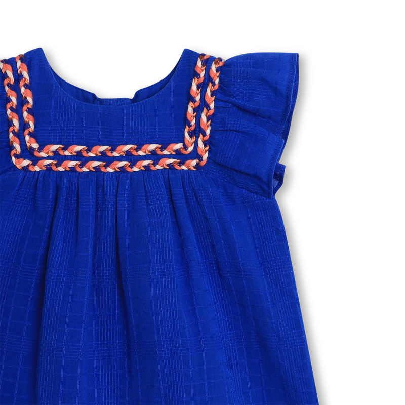 Flared cotton gauze dress CARREMENT BEAU 
                    GIRL