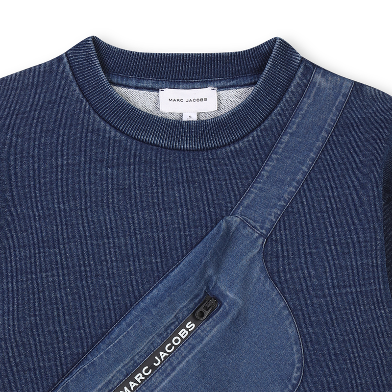 Printed fleece sweatshirt MARC JACOBS 
                        BOY