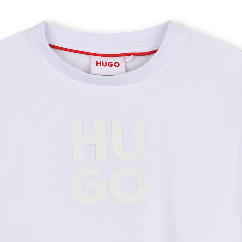 Short-sleeved cotton T-shirt HUGO 
                    BOY