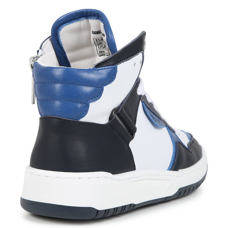 Zip-up leather trainers ZADIG & VOLTAIRE 
                        BOY