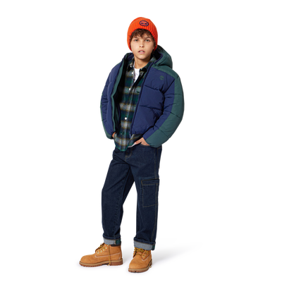 Water-repellent hooded down jacket TIMBERLAND BOY