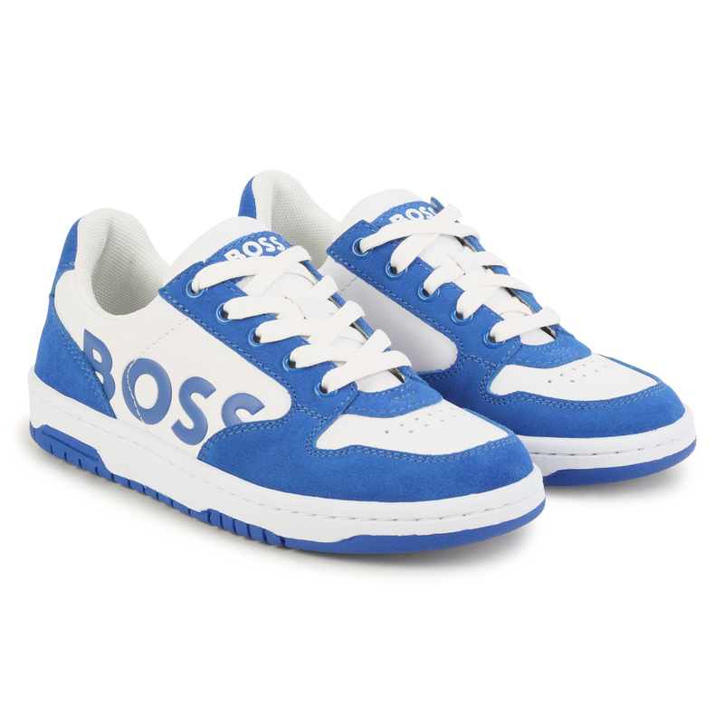 Lace-up logo sneakers