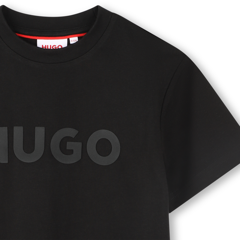 Short-sleeved cotton T-shirt HUGO 
                    BOY