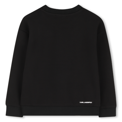 Double jersey sweatshirt KARL LAGERFELD KIDS BOY