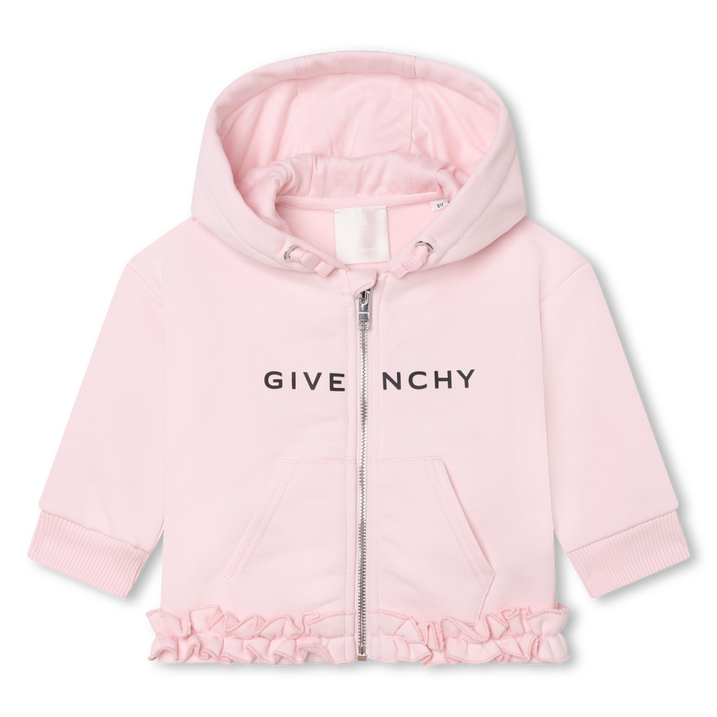 Hooded fleece cardigan GIVENCHY 
                    GIRL