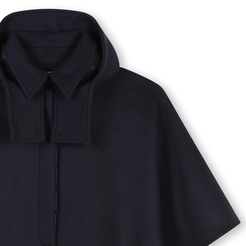 Buttoned Wool Cape Coat CHLOE 
                    GIRL