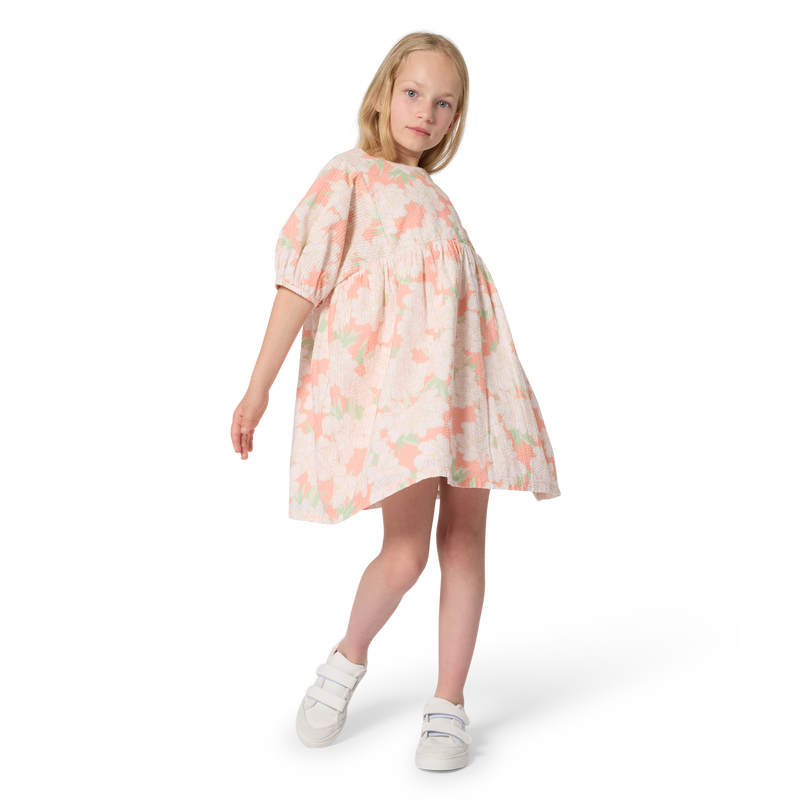 Balloon Sleeve Dress KENZO KIDS 
                        GIRL