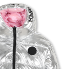Reversible down jacket KARL LAGERFELD KIDS 
                    GIRL