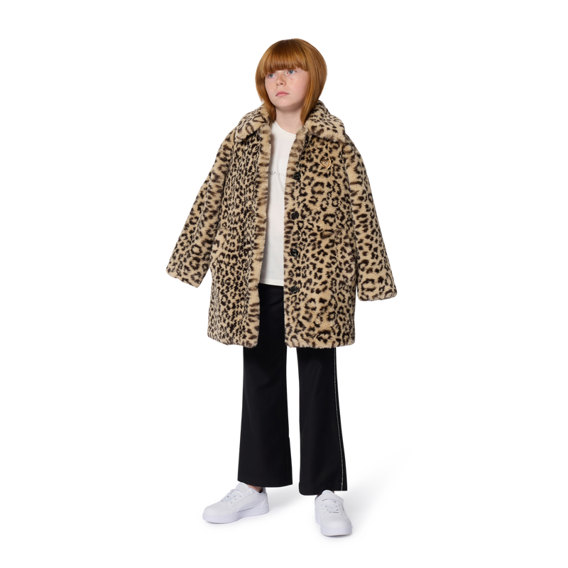Long fleece coat SONIA RYKIEL 
                    GIRL