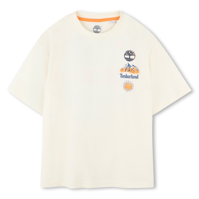 Loose mountain-print T-shirt TIMBERLAND 
                        BOY