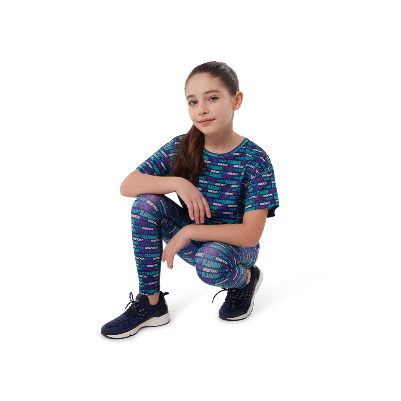DC Comics printed leggings BOSS 
                    GIRL