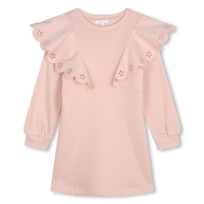 Ruffled Fleece Dress CHLOE GIRL