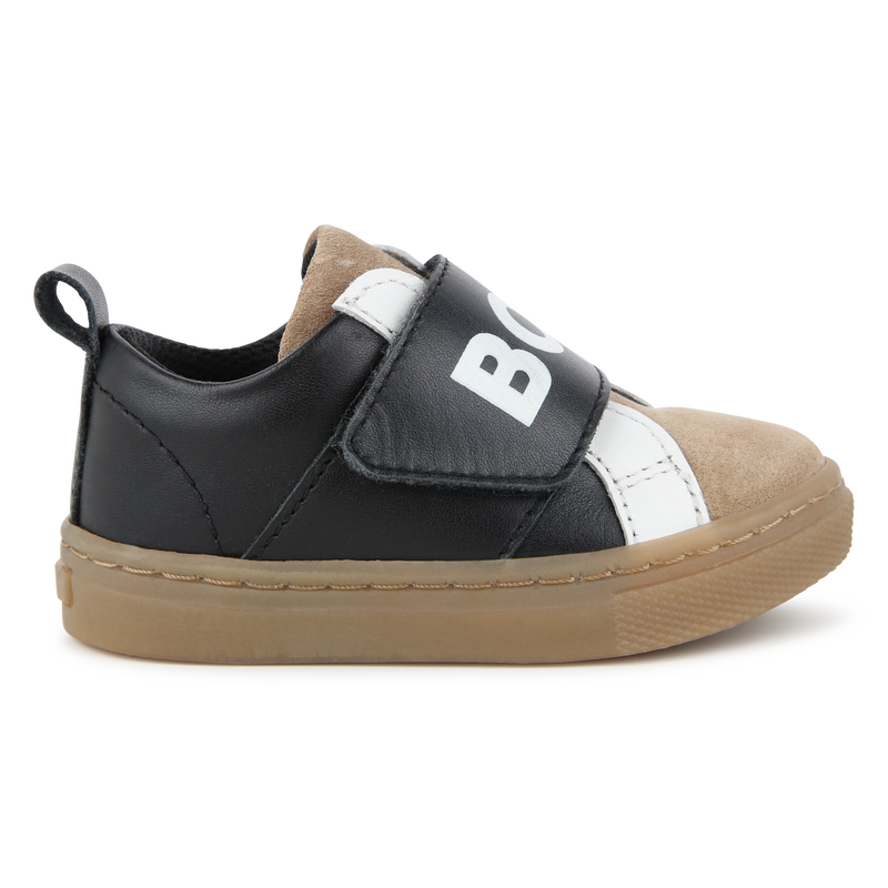 Leather Velcro Sneakers BOSS 
                    BOY
