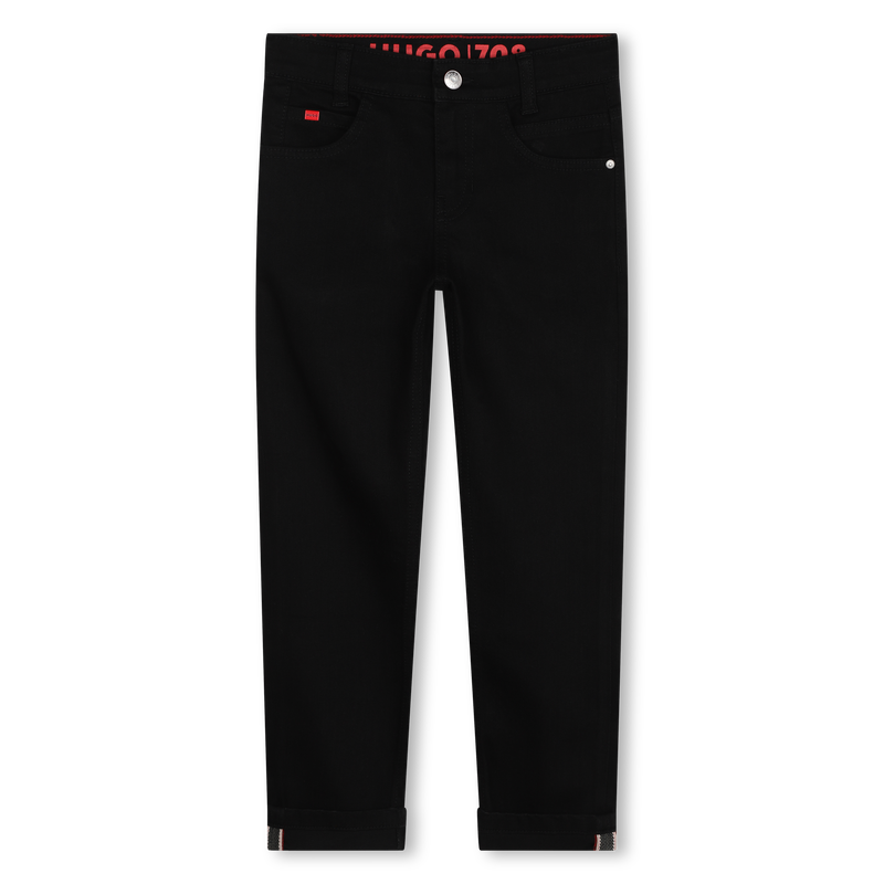 Cotton-Rich Slim-Fit Jeans HUGO 
                    BOY