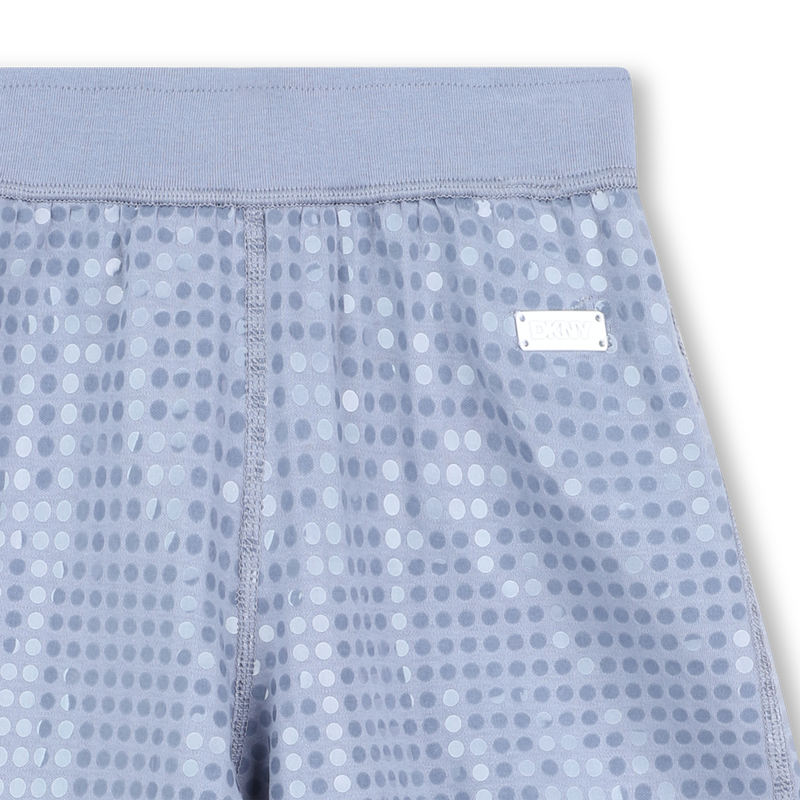 Cotton shorts with sequins DKNY 
                    GIRL