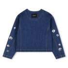 Cropped Denim Jacket MARC JACOBS 
                    GIRL
