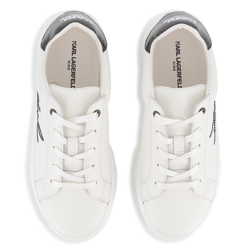 Lace-up low-top sneakers KARL LAGERFELD KIDS 
                        GIRL