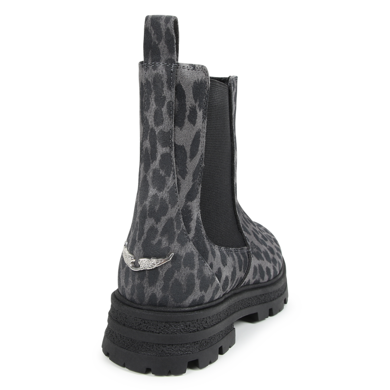 Patterned leather boots ZADIG & VOLTAIRE 
                        GIRL